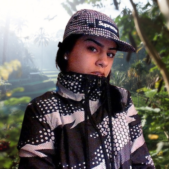 H&M Lightweight Jacket Windbreaker black and white and gray - Picture 2 of 5